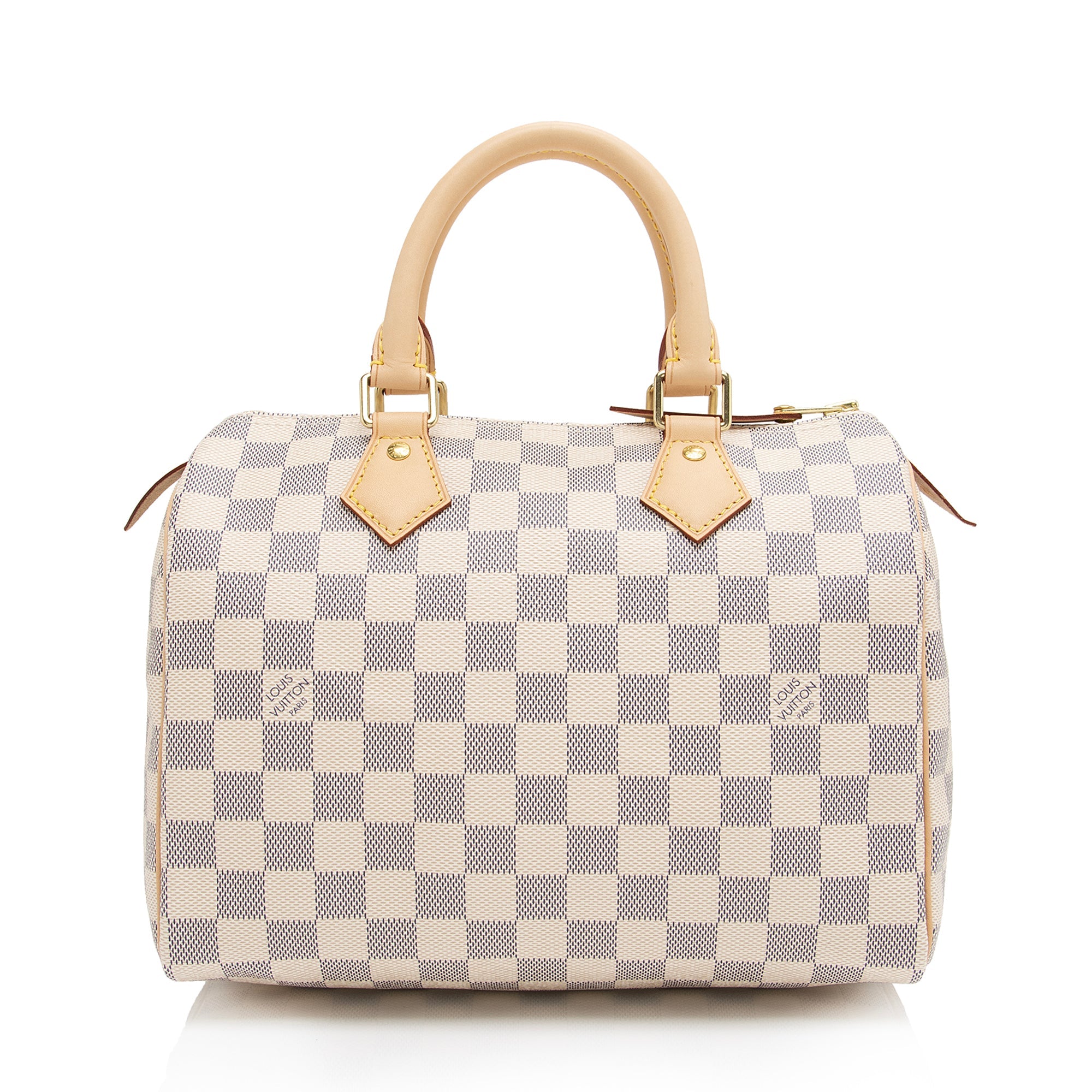Louis Vuitton Damier Azur Speedy 25 Satchel (SHF-mICLk2)