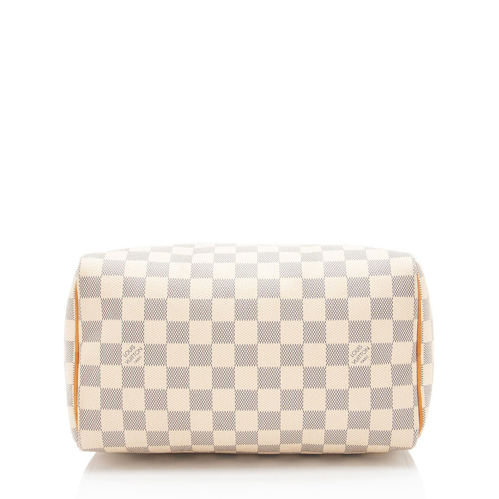 Louis Vuitton Damier Azur Speedy 25 Satchel