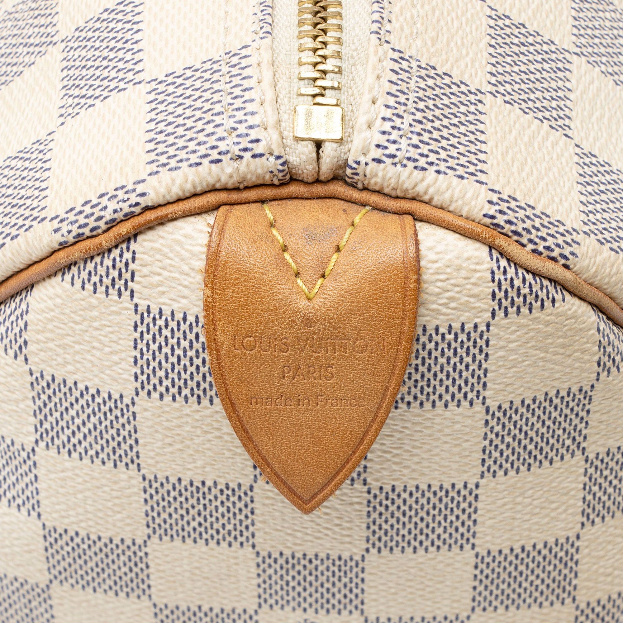 Louis Vuitton Damier Azur Speedy 25 Satchel