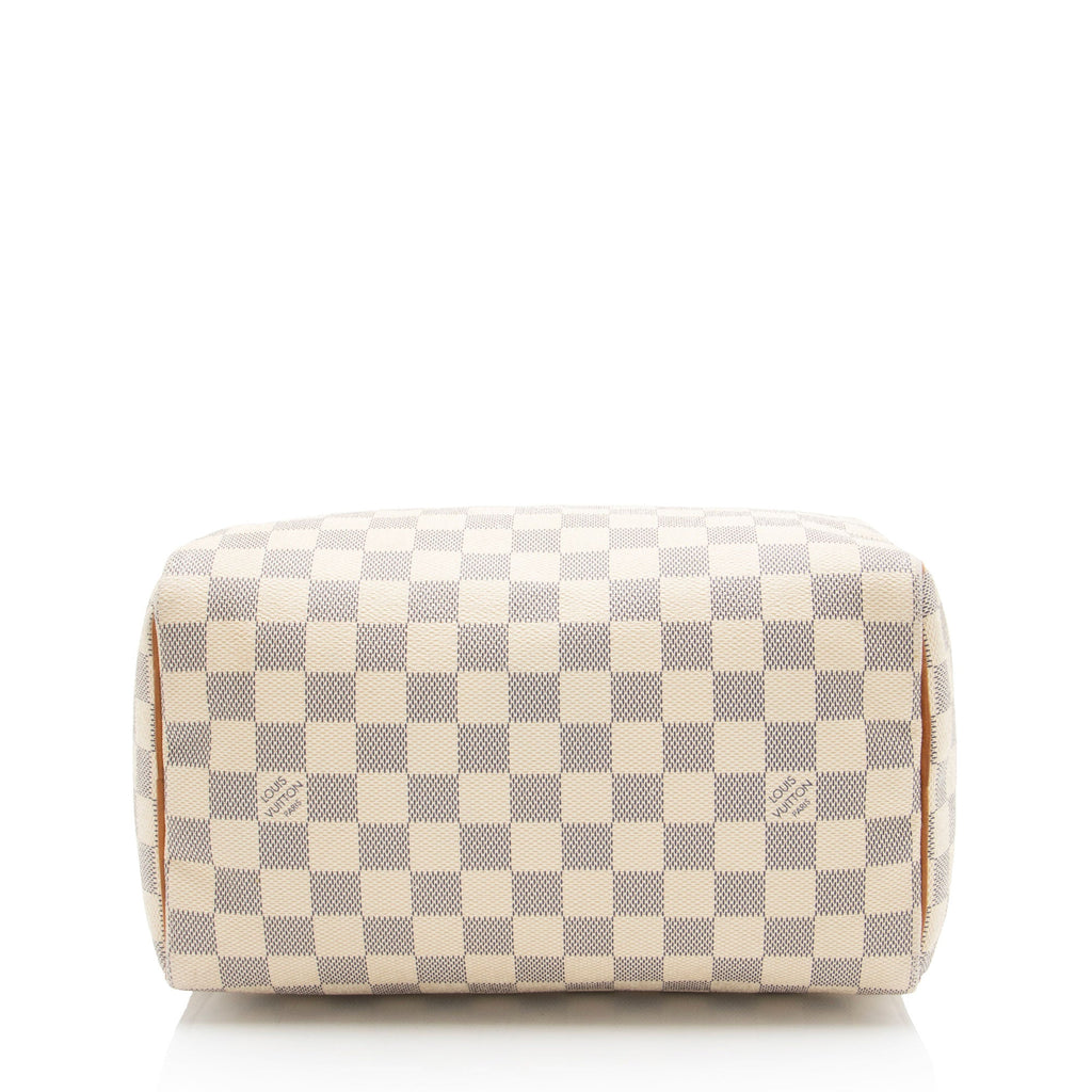 Louis Vuitton Damier Azur Speedy 25 Satchel