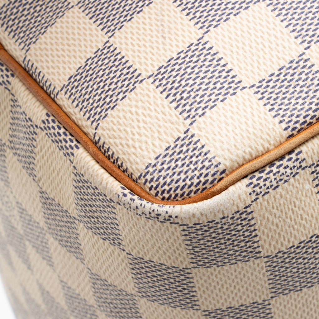 Louis Vuitton Damier Azur Speedy 25 Satchel