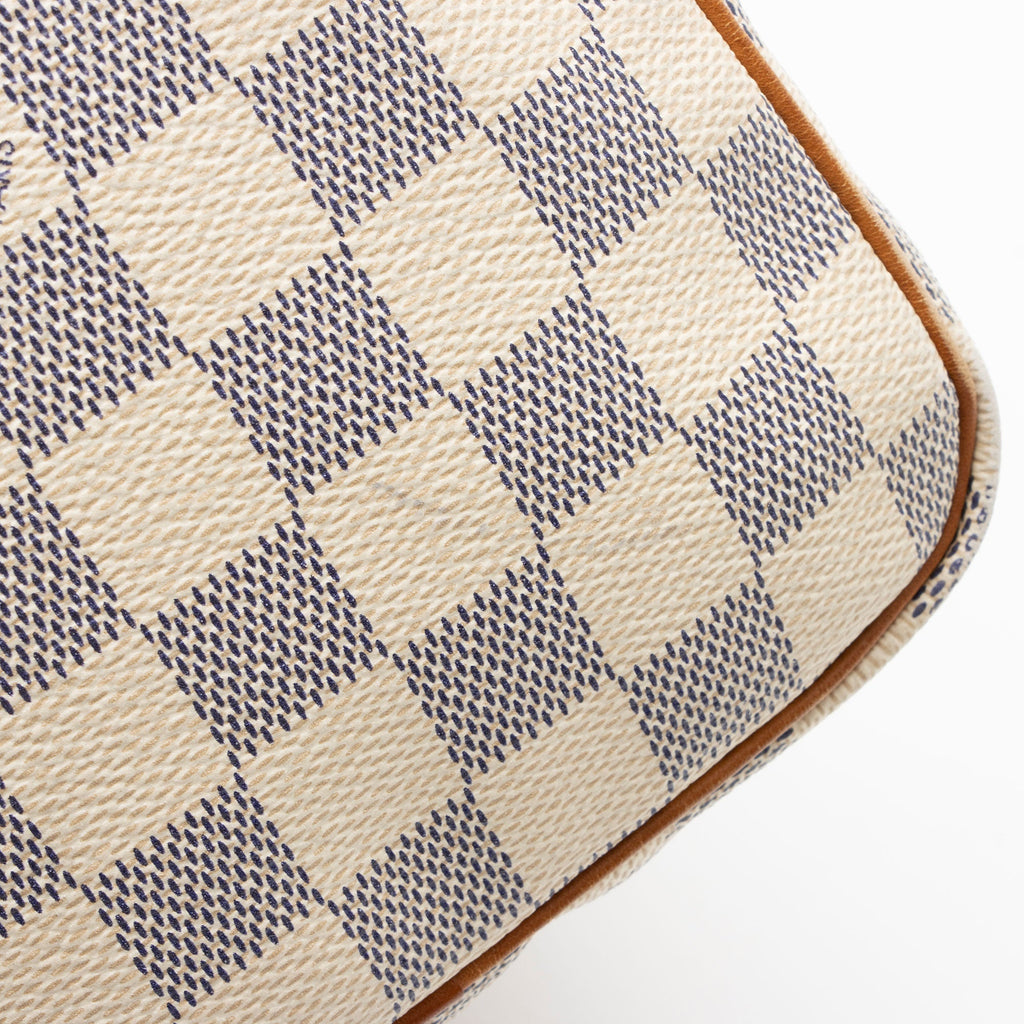 Louis Vuitton Damier Azur Speedy 25 Satchel