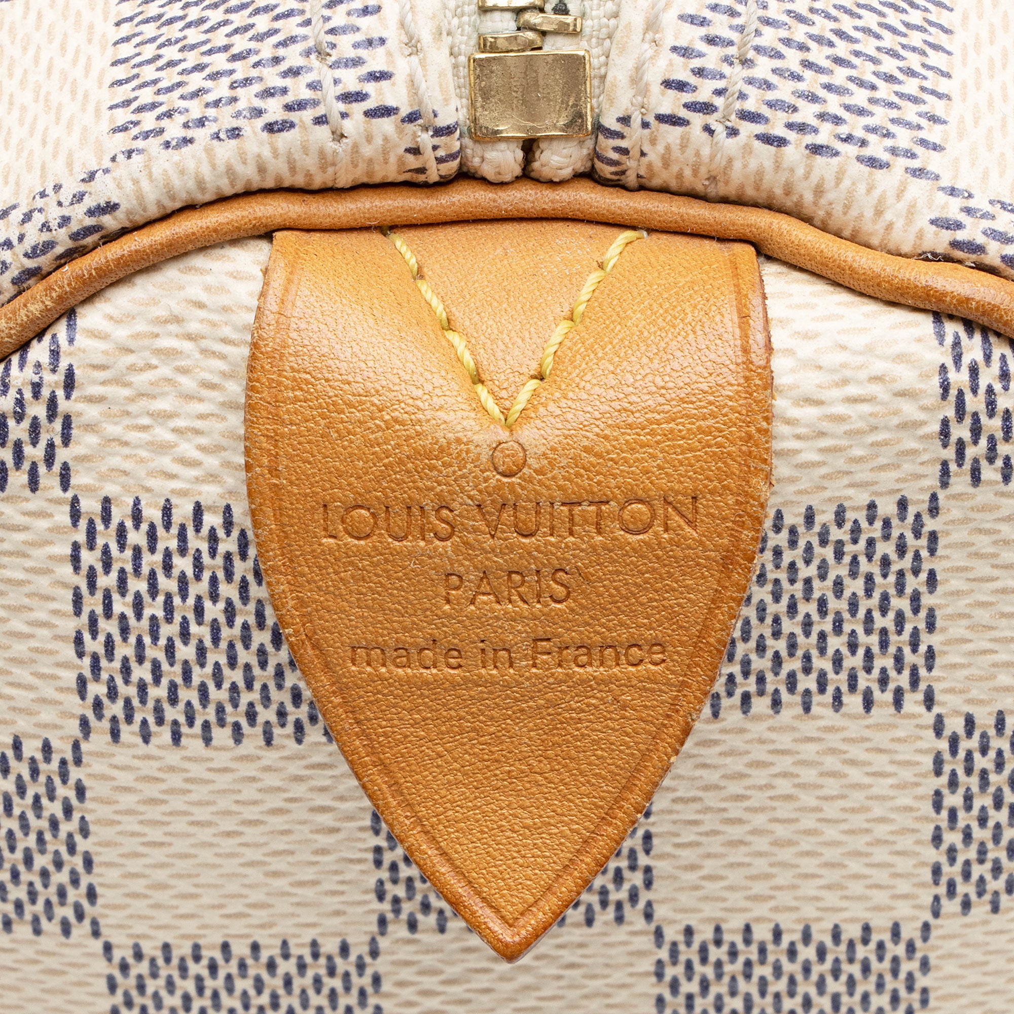 Louis Vuitton Damier Azur Speedy 25 Satchel