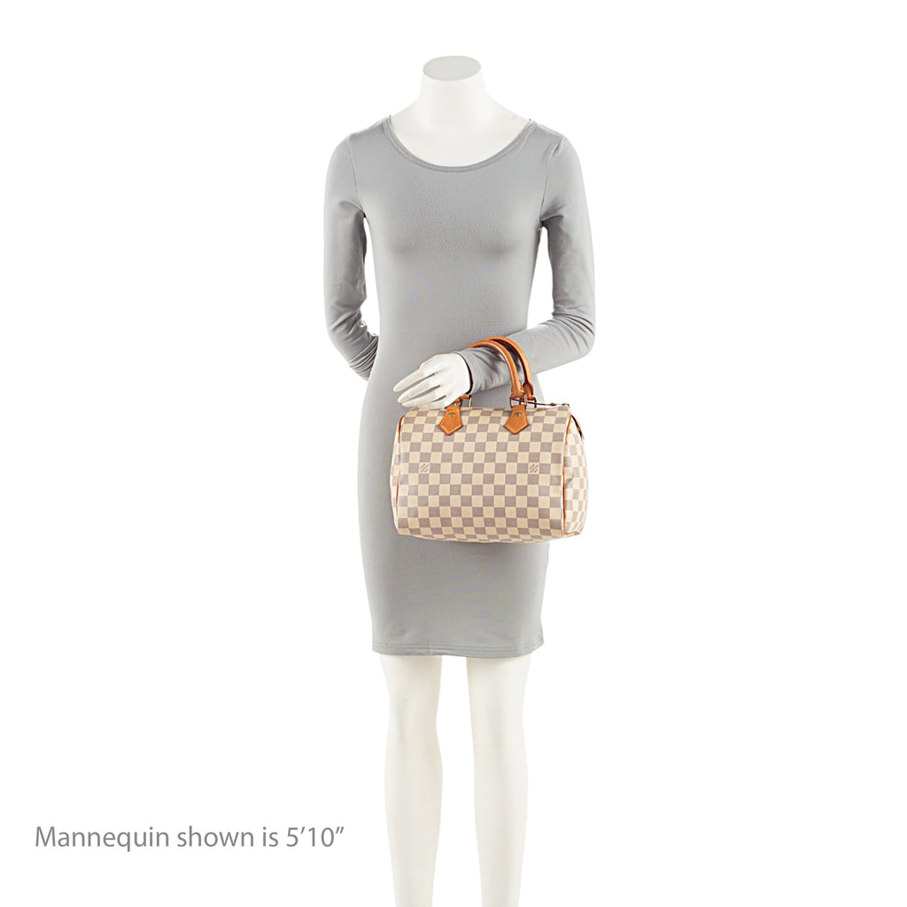 Louis Vuitton Damier Azur Speedy 25 Satchel
