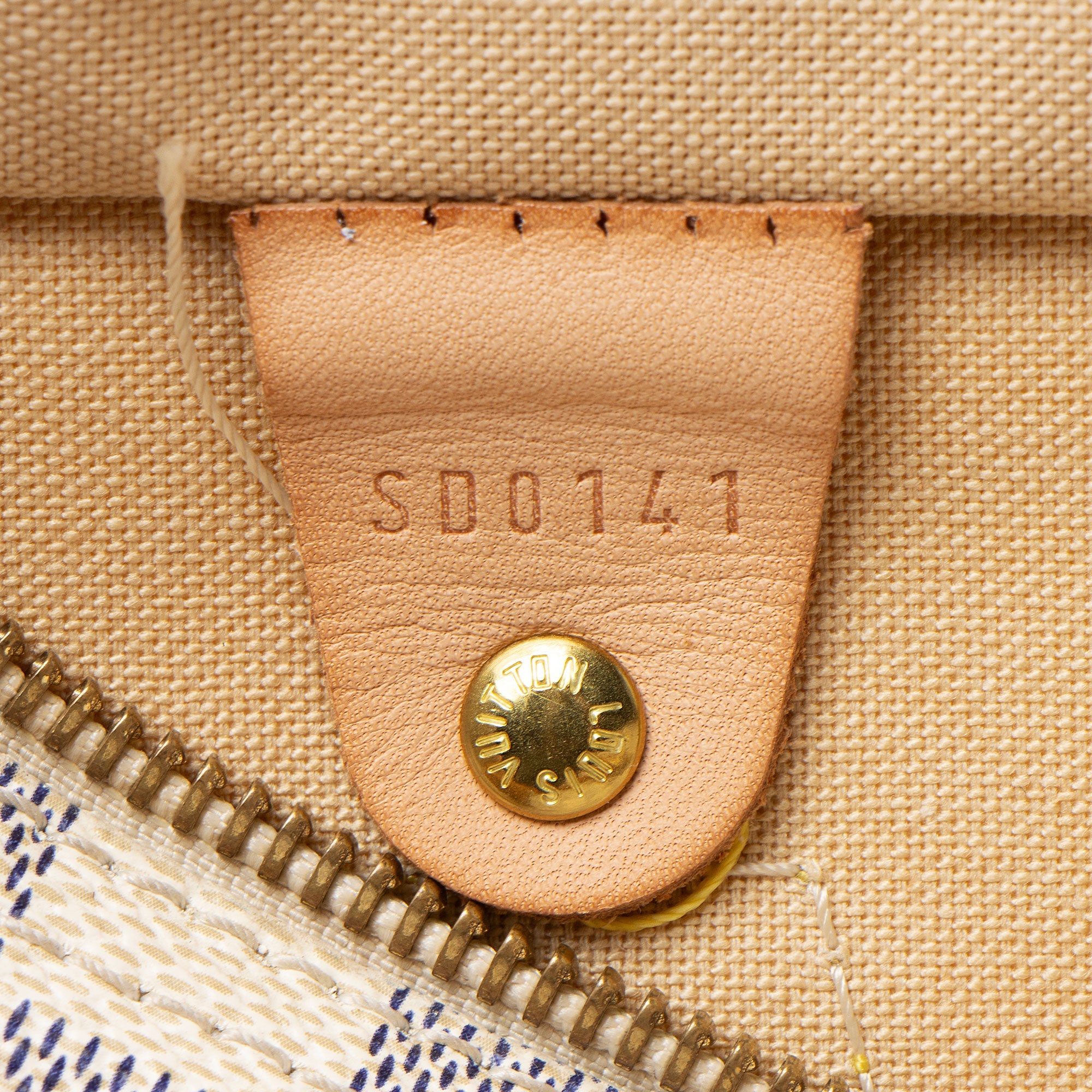 Louis Vuitton Damier Azur Speedy 25 Satchel