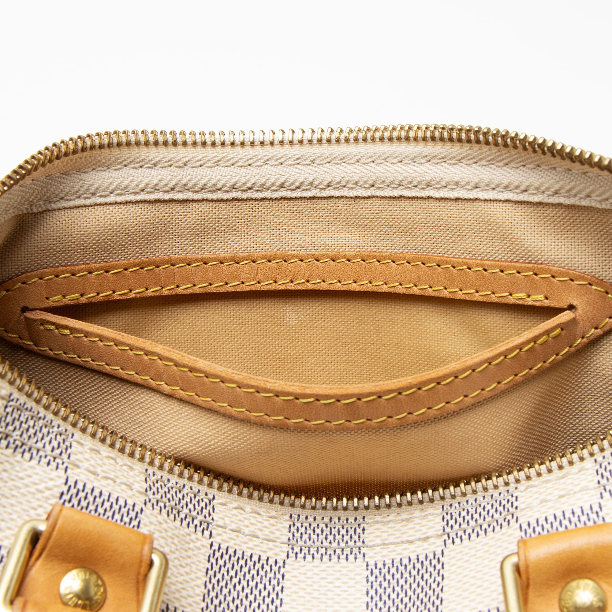 Louis Vuitton Damier Azur Speedy 25 Satchel