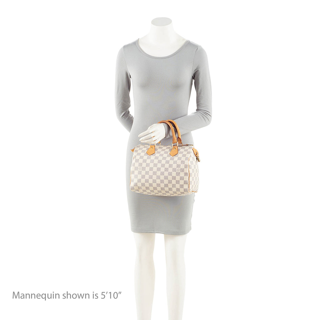 Louis Vuitton Damier Azur Speedy 25 Satchel