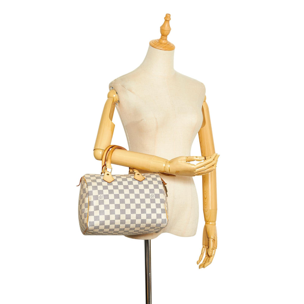Louis Vuitton Damier Azur Speedy 25 (SHG-5YeXvT)