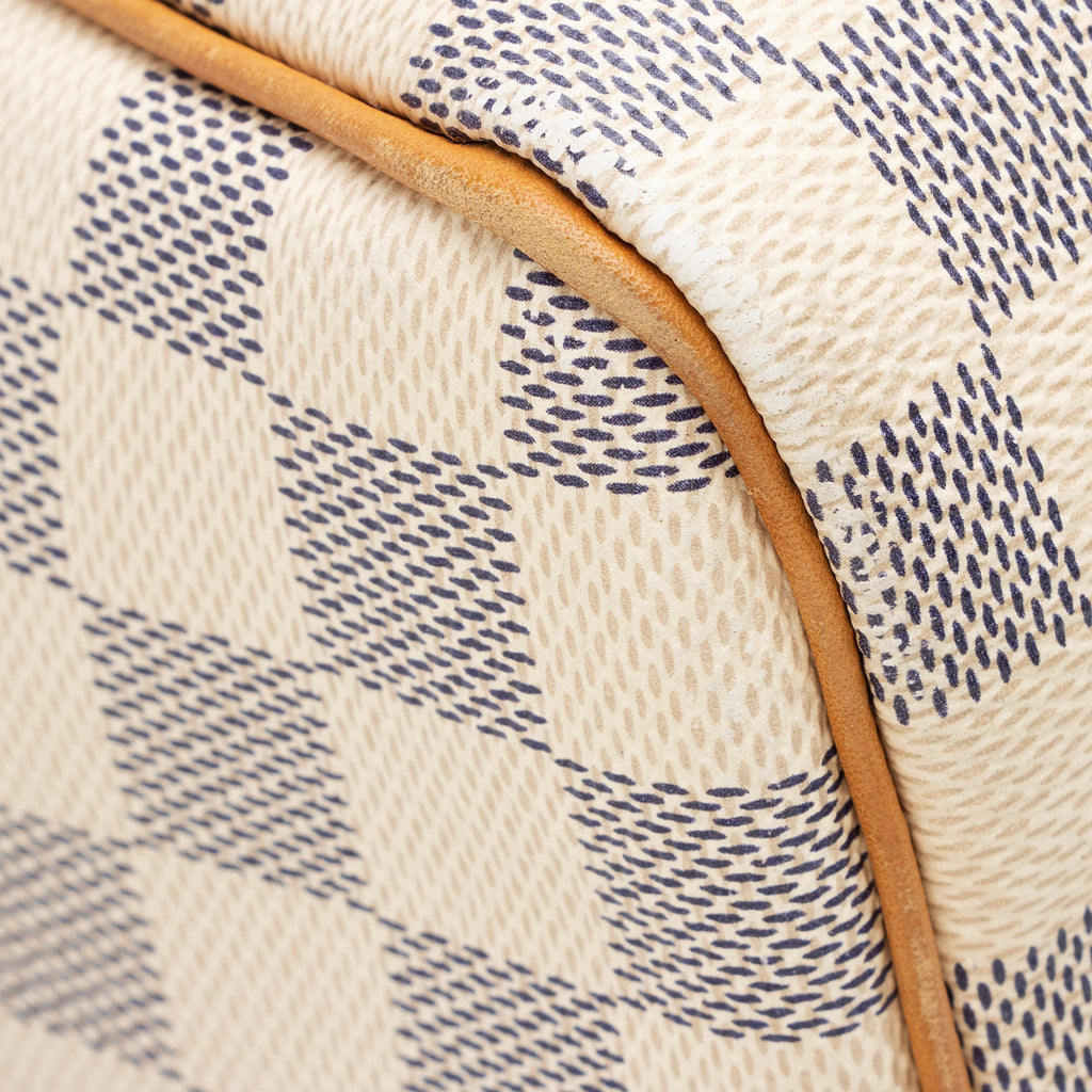 Louis Vuitton Damier Azur Speedy 30 Satchel (SHF-EJWajq)