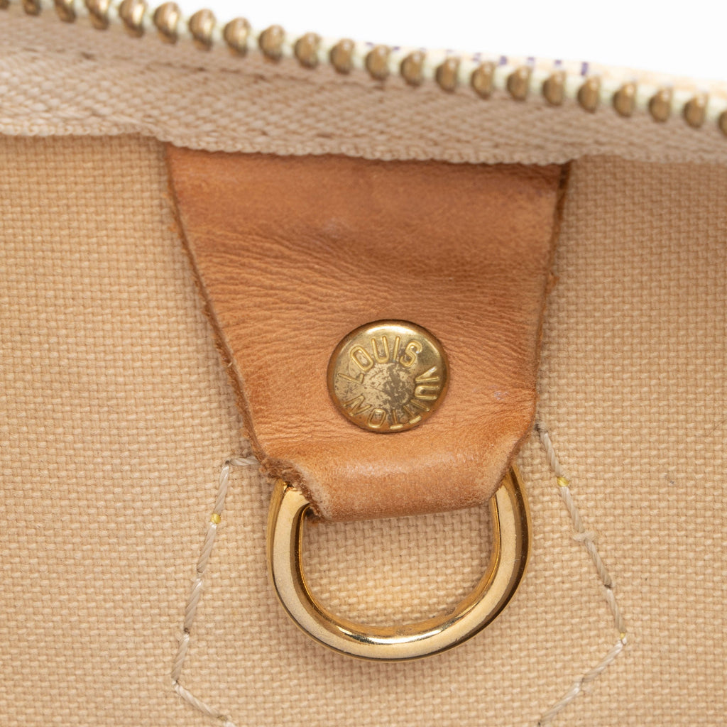Louis Vuitton Damier Azur Speedy 30 Satchel (SHF-bV6e4O)
