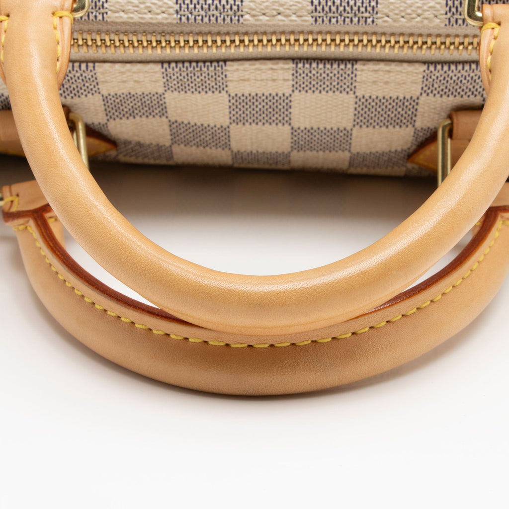 Louis Vuitton Damier Azur Speedy 30 Satchel (SHF-hK0BKQ)