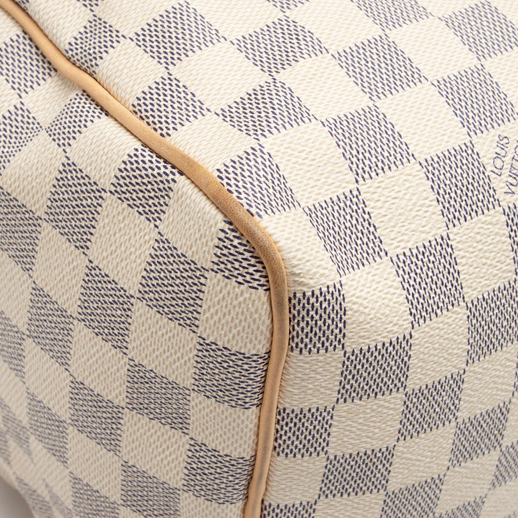 Louis Vuitton Damier Azur Speedy 30 Satchel (SHF-hK0BKQ)
