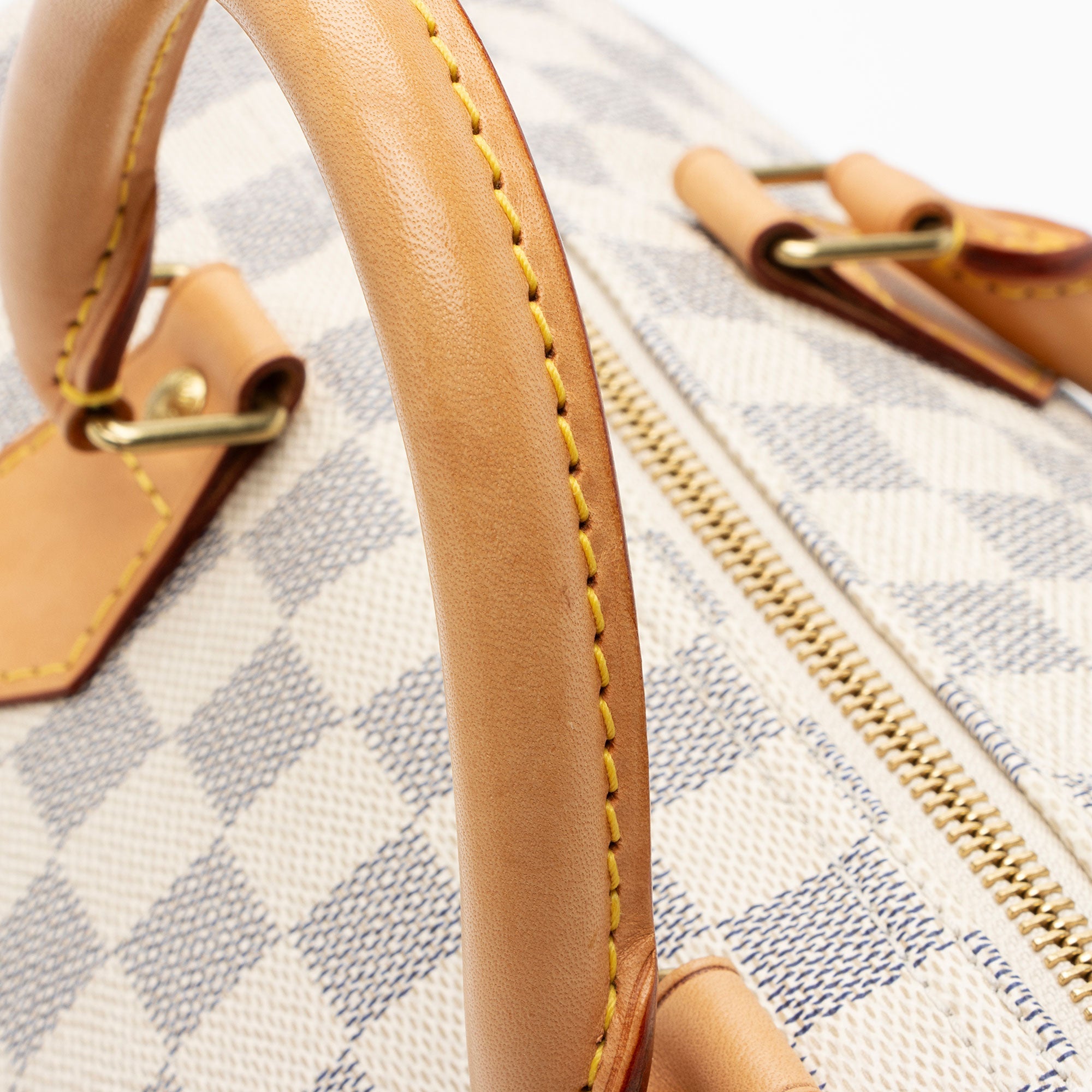 Louis Vuitton Damier Azur Speedy 30 Satchel