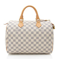 Louis Vuitton Damier Azur Speedy 30 Satchel