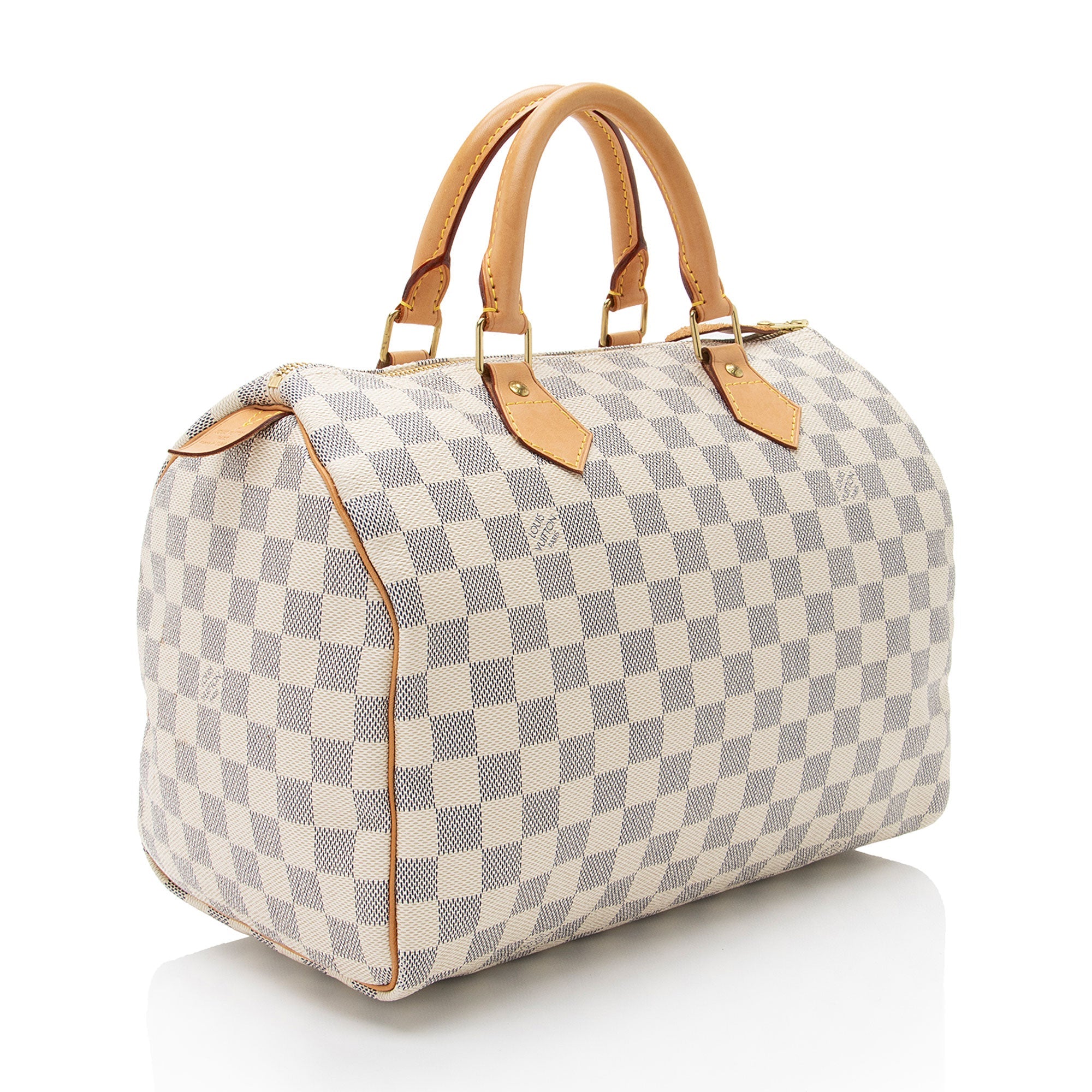 Louis Vuitton Damier Azur Speedy 30 Satchel