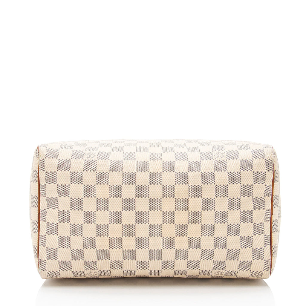 Louis Vuitton Damier Azur Speedy 30 Satchel