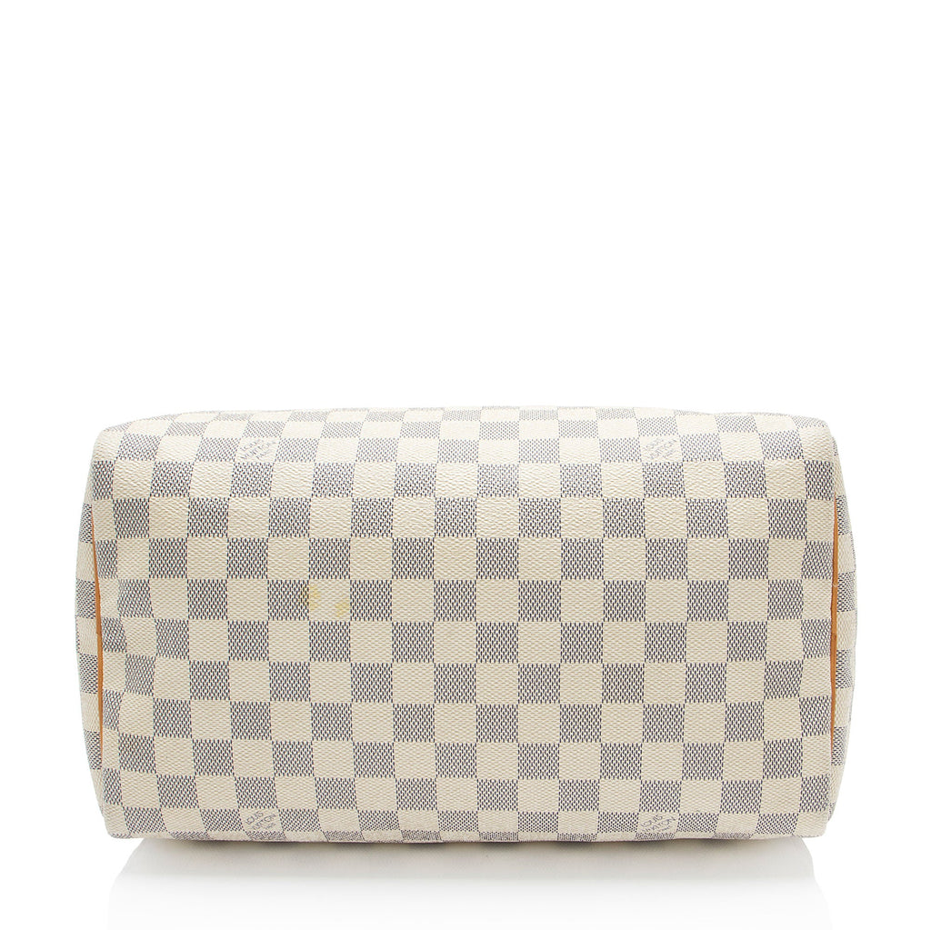 Louis Vuitton Damier Azur Speedy 30 Satchel