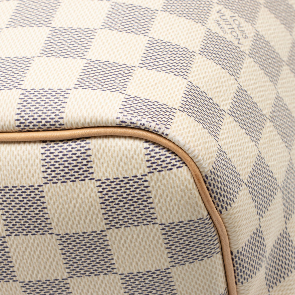Louis Vuitton Damier Azur Speedy 30 Satchel
