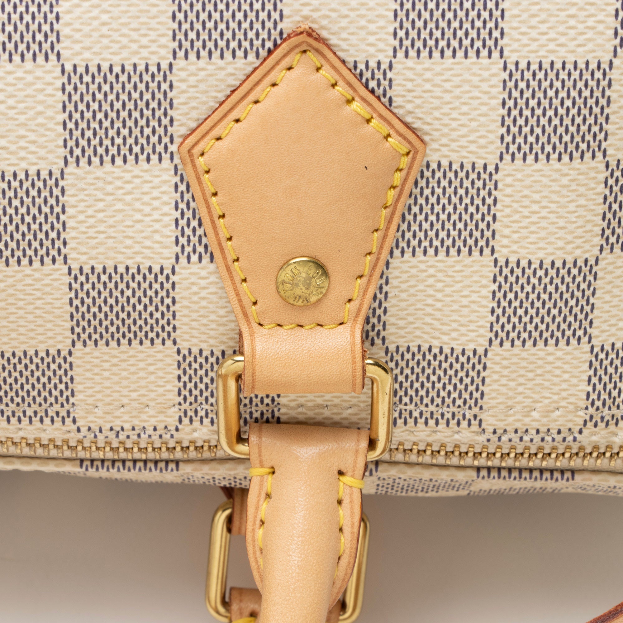 Louis Vuitton Damier Azur Speedy 30 Satchel