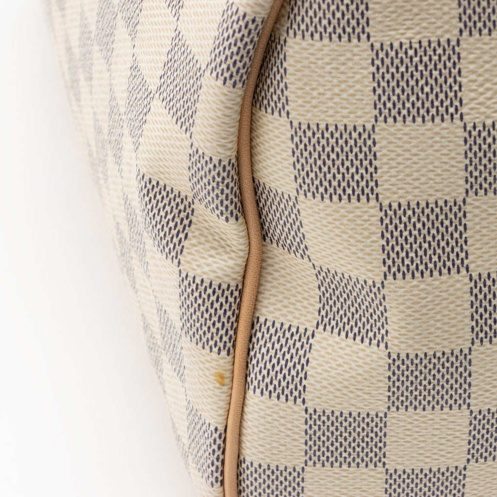 Louis Vuitton Damier Azur Speedy 30 Satchel