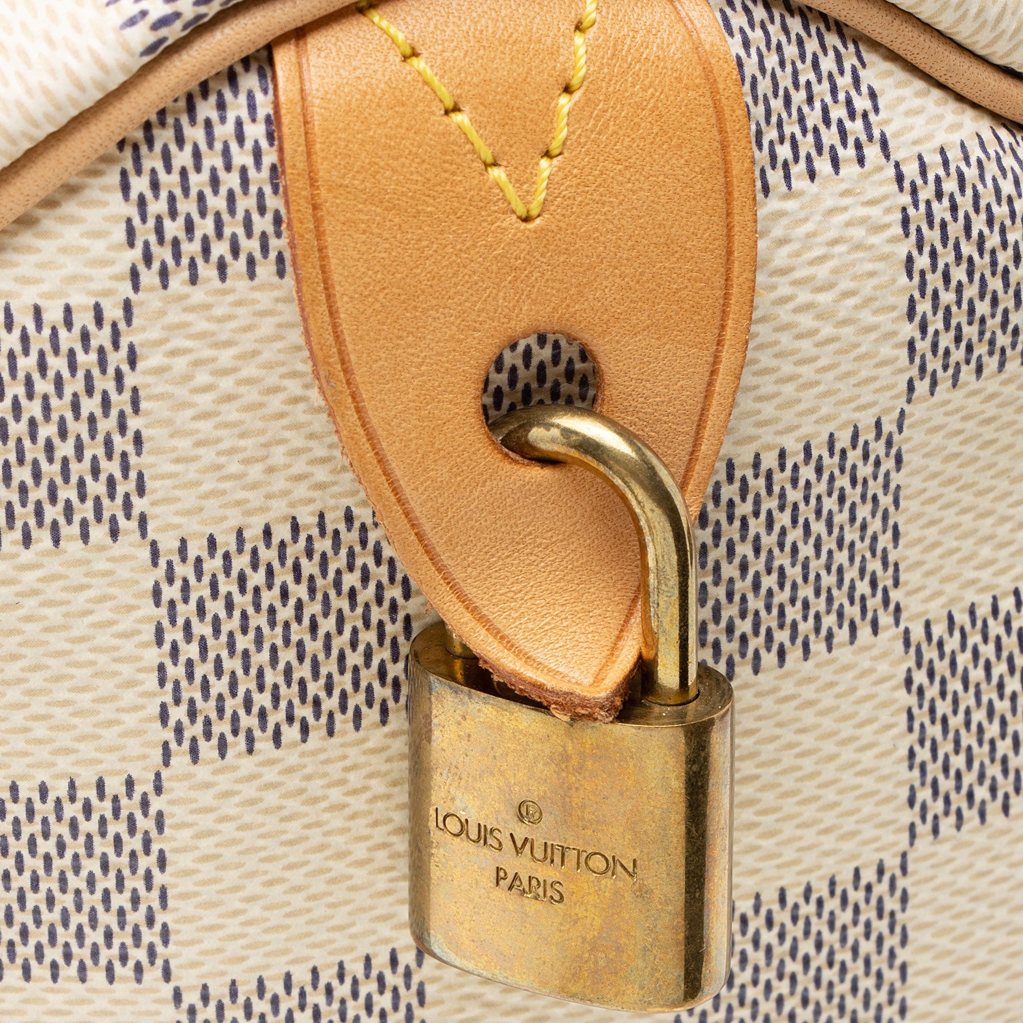 Louis Vuitton Damier Azur Speedy 30 Satchel