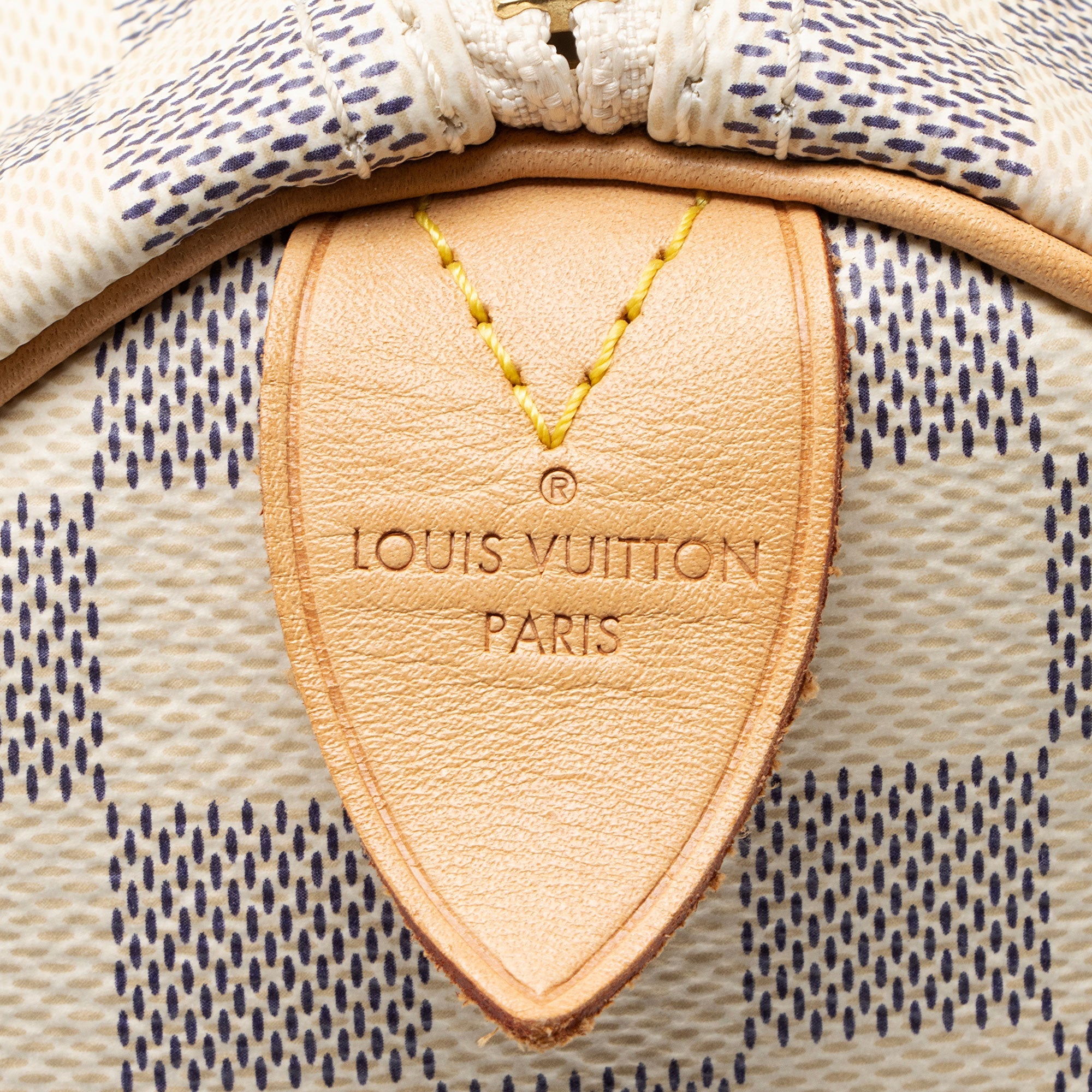 Louis Vuitton Damier Azur Speedy 30 Satchel