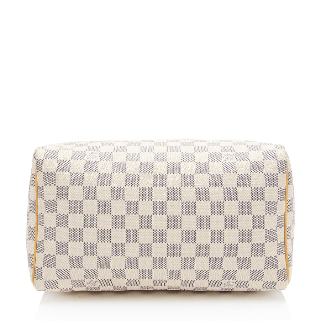 Louis Vuitton Damier Azur Speedy 30 Satchel