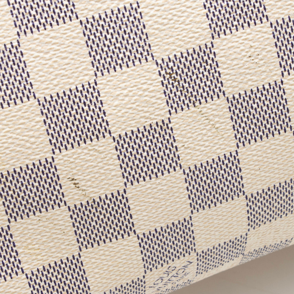Louis Vuitton Damier Azur Speedy 30 Satchel
