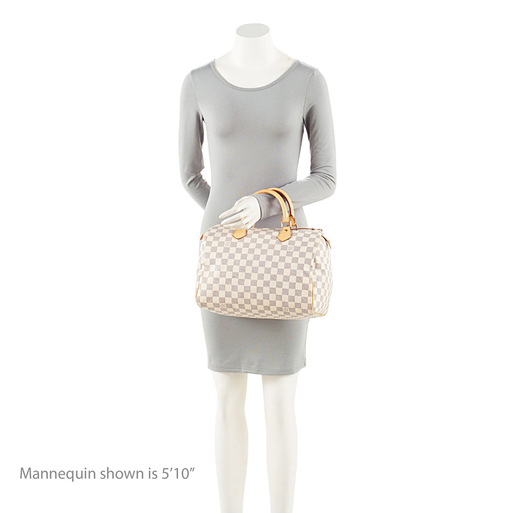 Louis Vuitton Damier Azur Speedy 30 Satchel