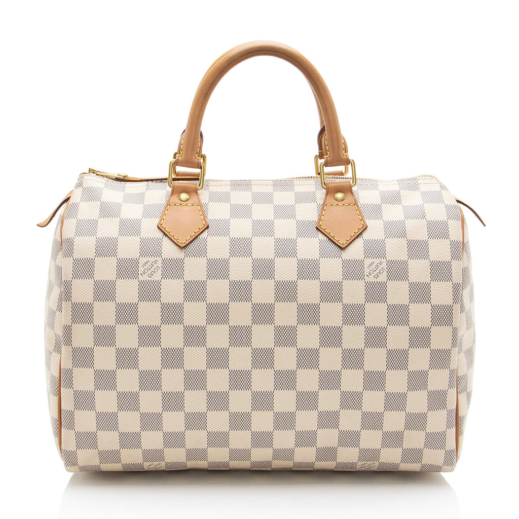 Louis Vuitton Damier Azur Speedy 30 Satchel