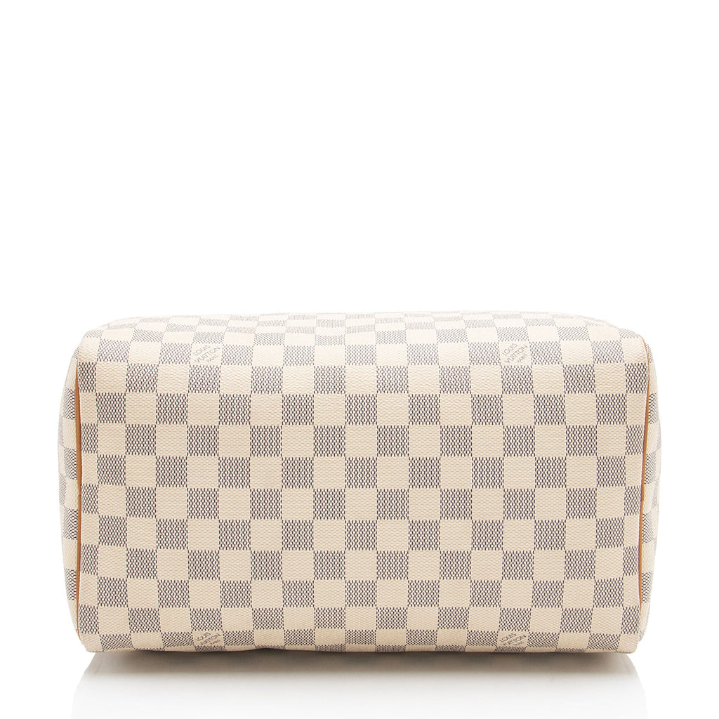 Louis Vuitton Damier Azur Speedy 30 Satchel