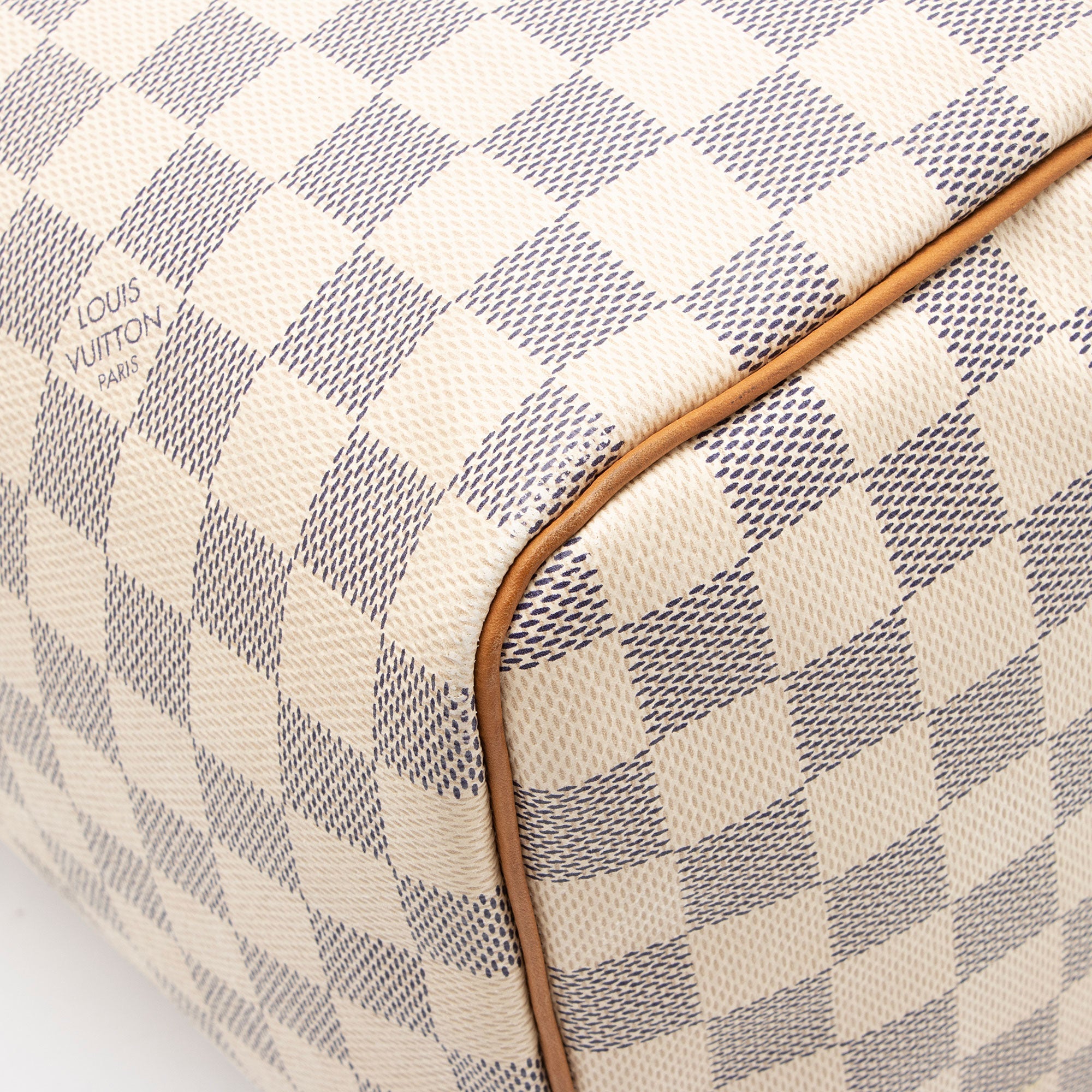Louis Vuitton Damier Azur Speedy 30 Satchel