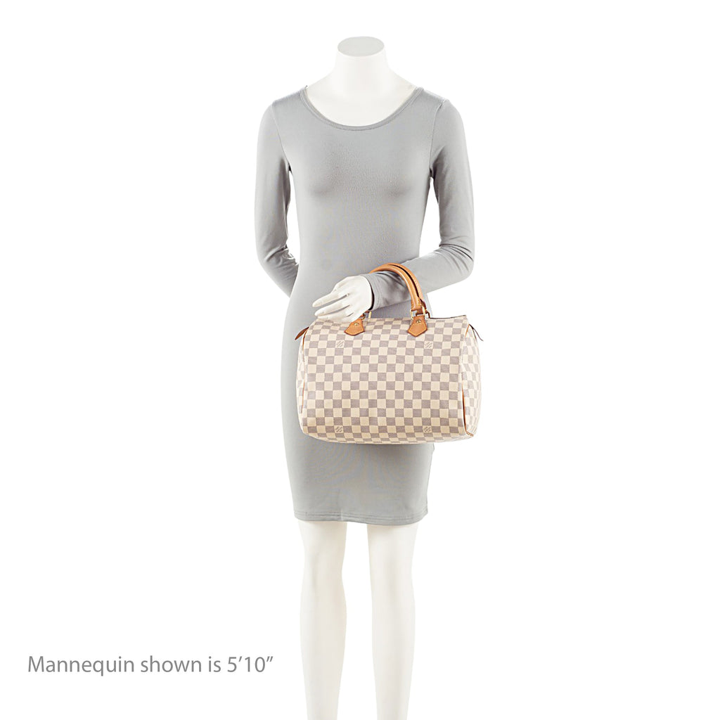 Louis Vuitton Damier Azur Speedy 30 Satchel