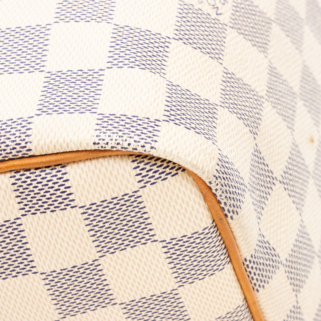 Louis Vuitton Damier Azur Speedy 30 Satchel