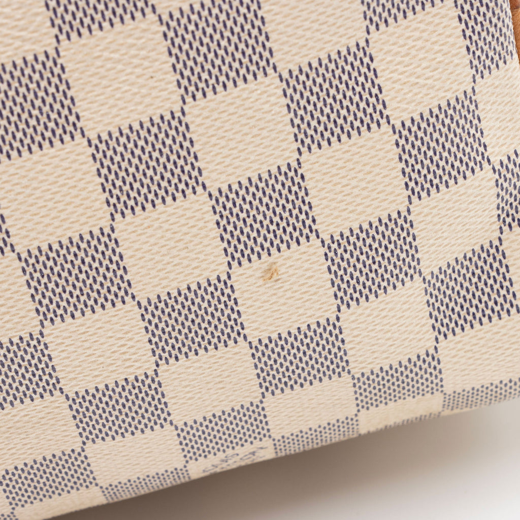 Louis Vuitton Damier Azur Speedy 30 Satchel