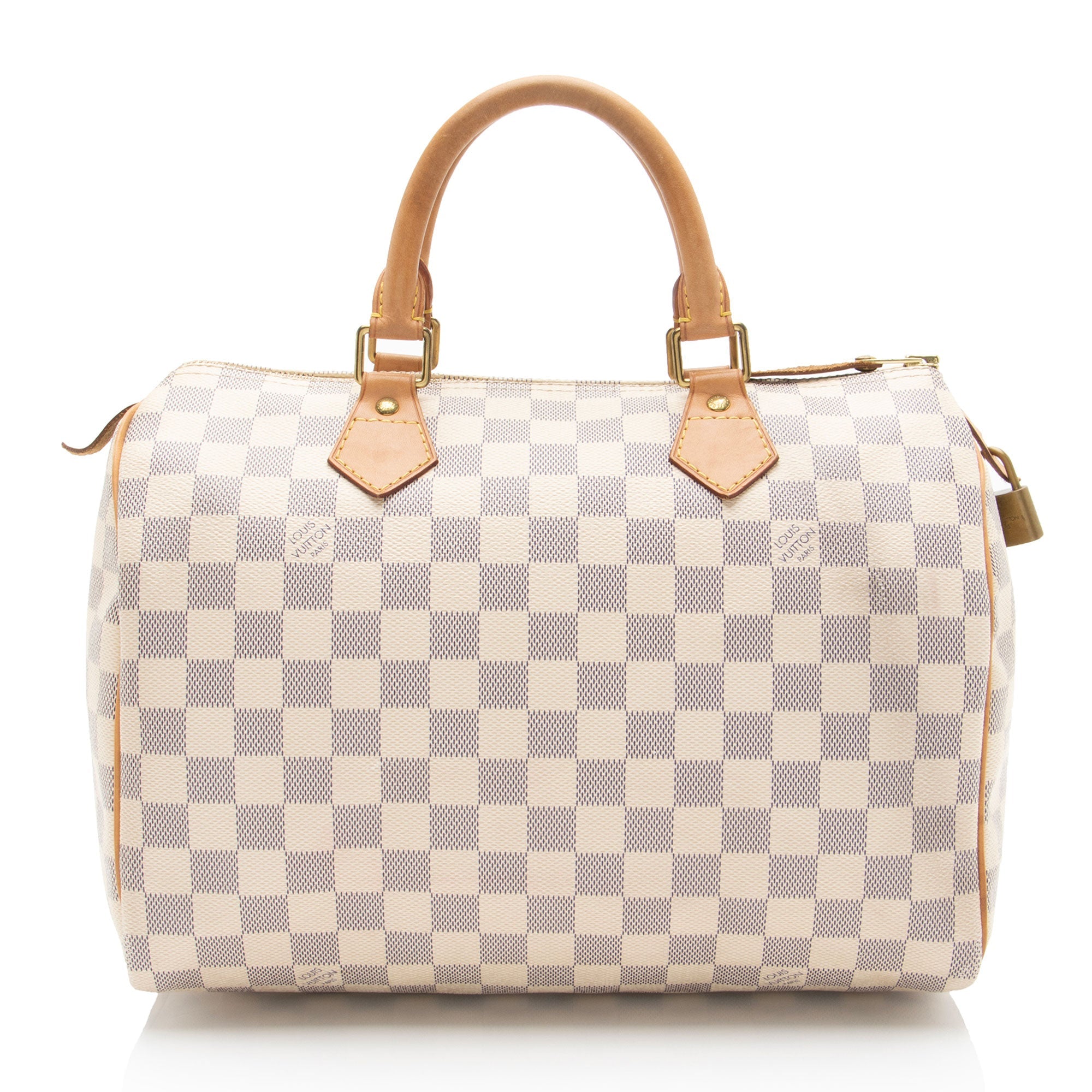 Louis Vuitton Damier Azur Speedy 30 Satchel