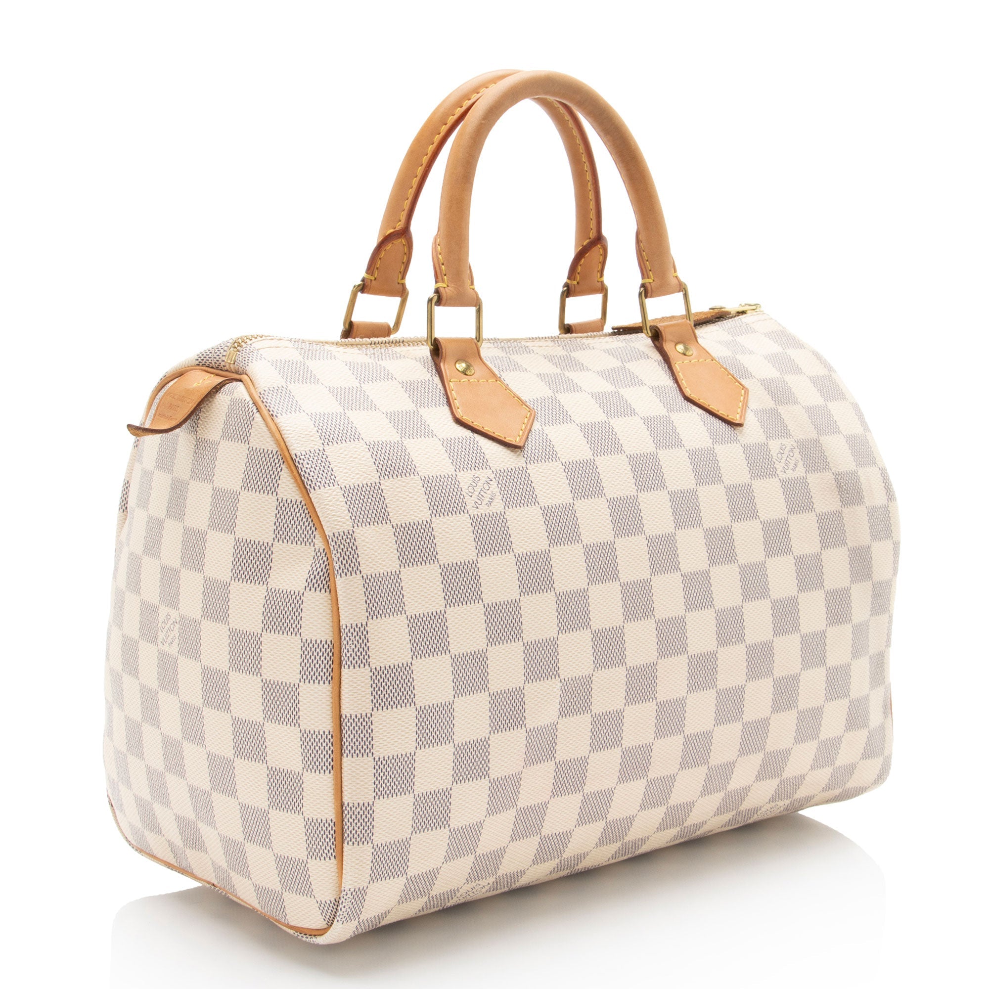 Louis Vuitton Damier Azur Speedy 30 Satchel