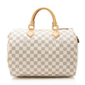 Louis Vuitton Damier Azur Speedy 30 Satchel