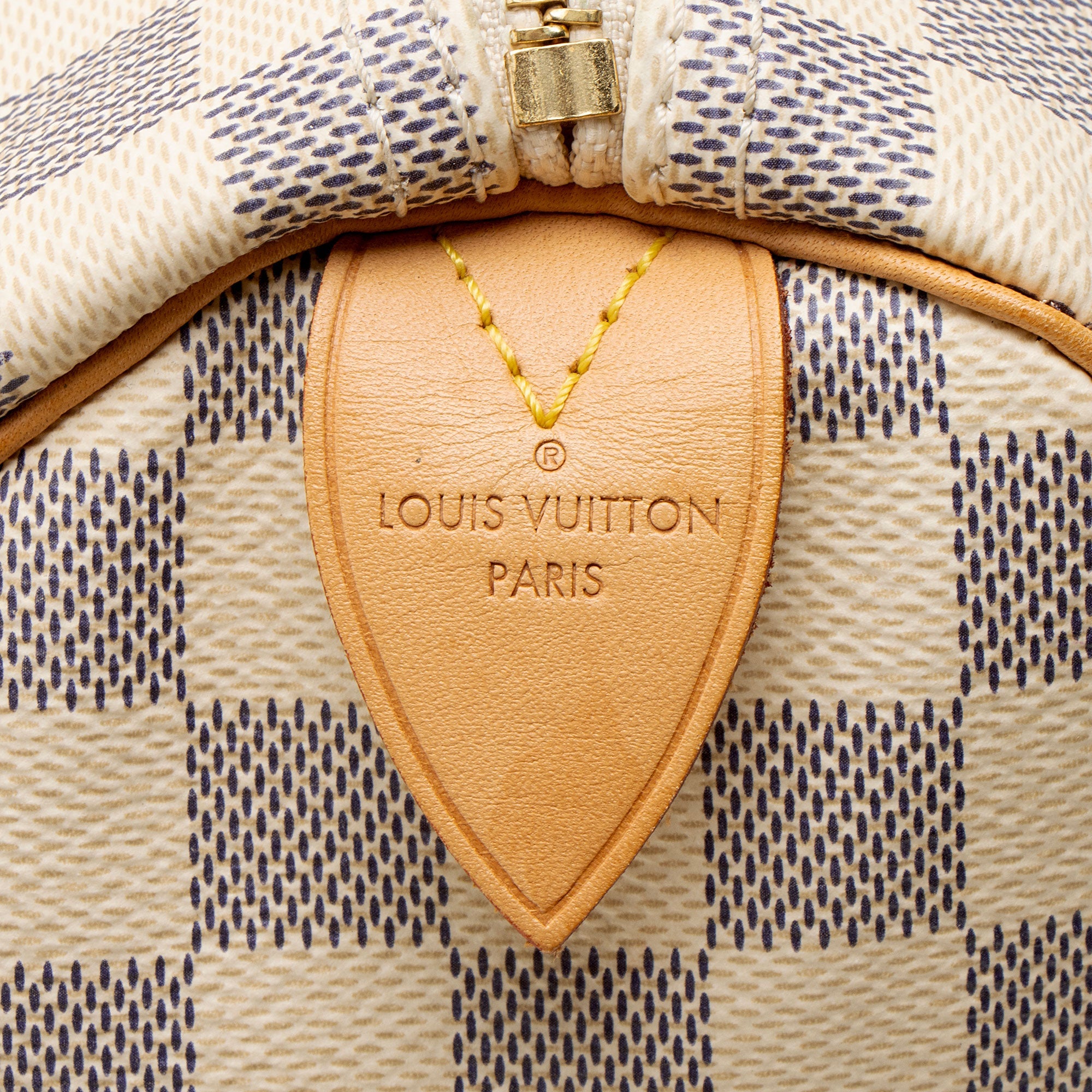Louis Vuitton Damier Azur Speedy 30 Satchel