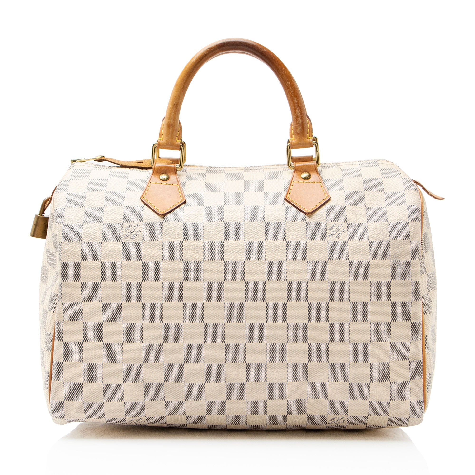 Louis Vuitton Damier Azur Speedy 30 Satchel