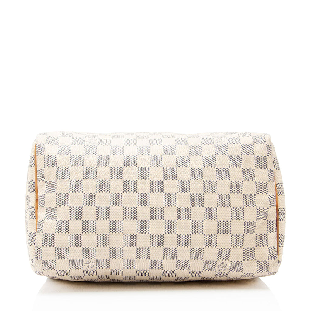 Louis Vuitton Damier Azur Speedy 30 Satchel