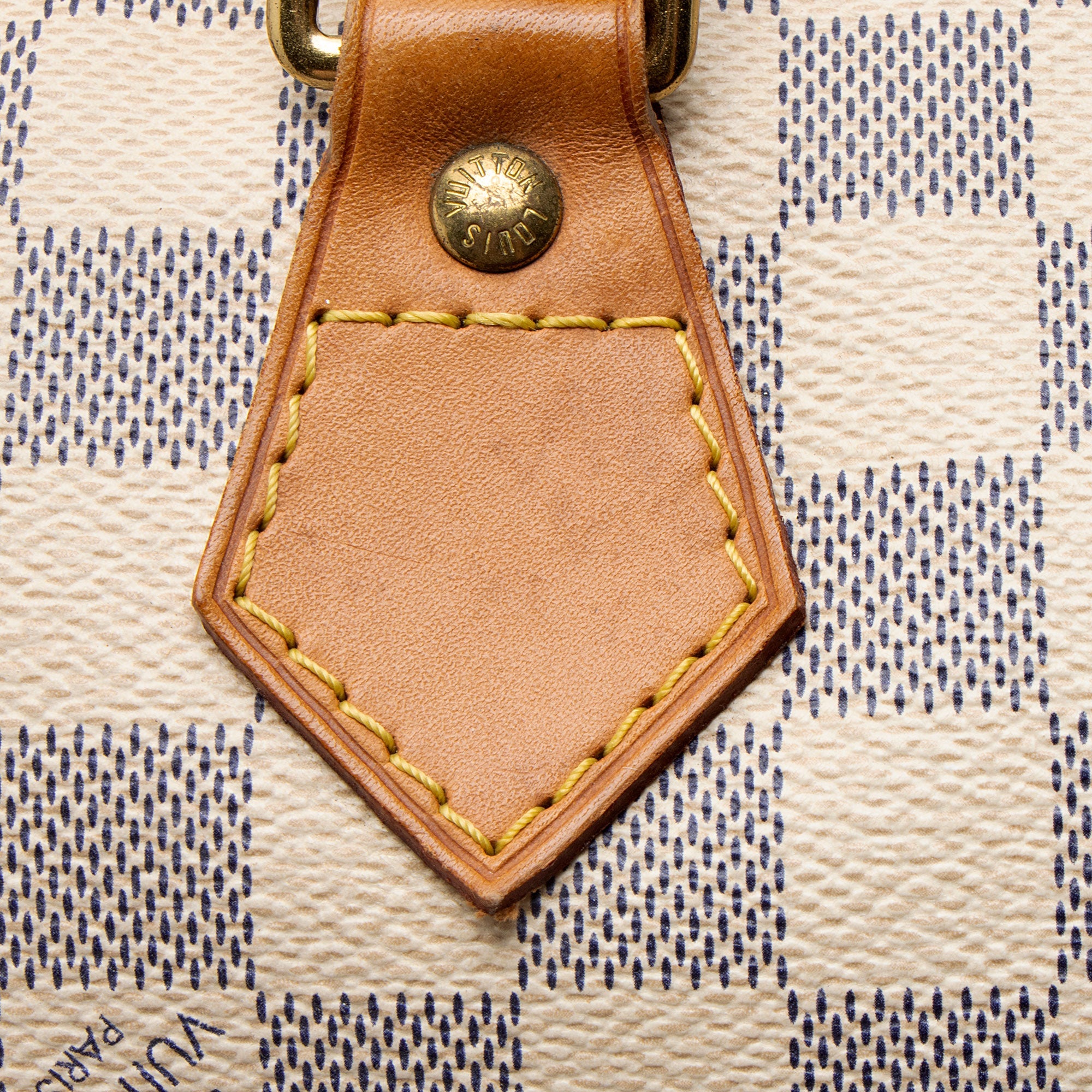 Louis Vuitton Damier Azur Speedy 30 Satchel
