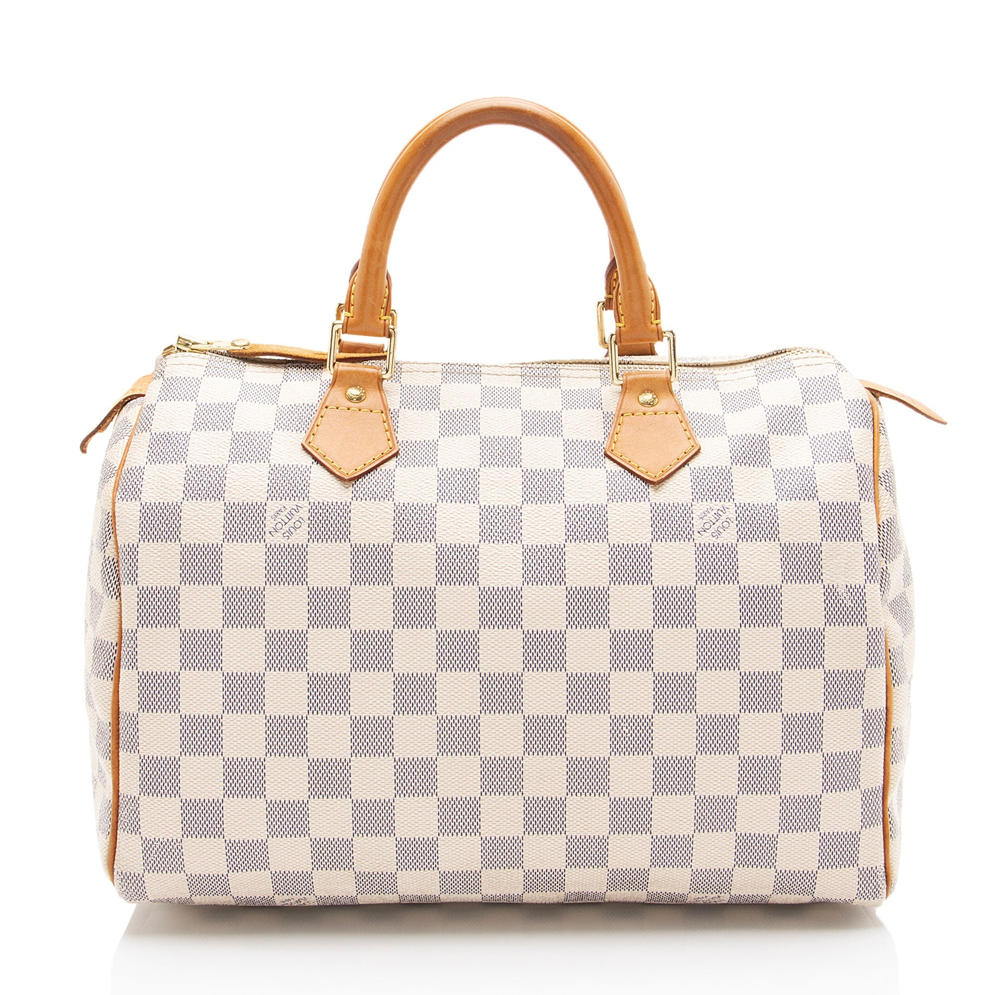 Louis Vuitton Damier Azur Speedy 30 Satchel