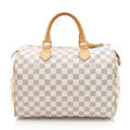 Louis Vuitton Damier Azur Speedy 30 Satchel