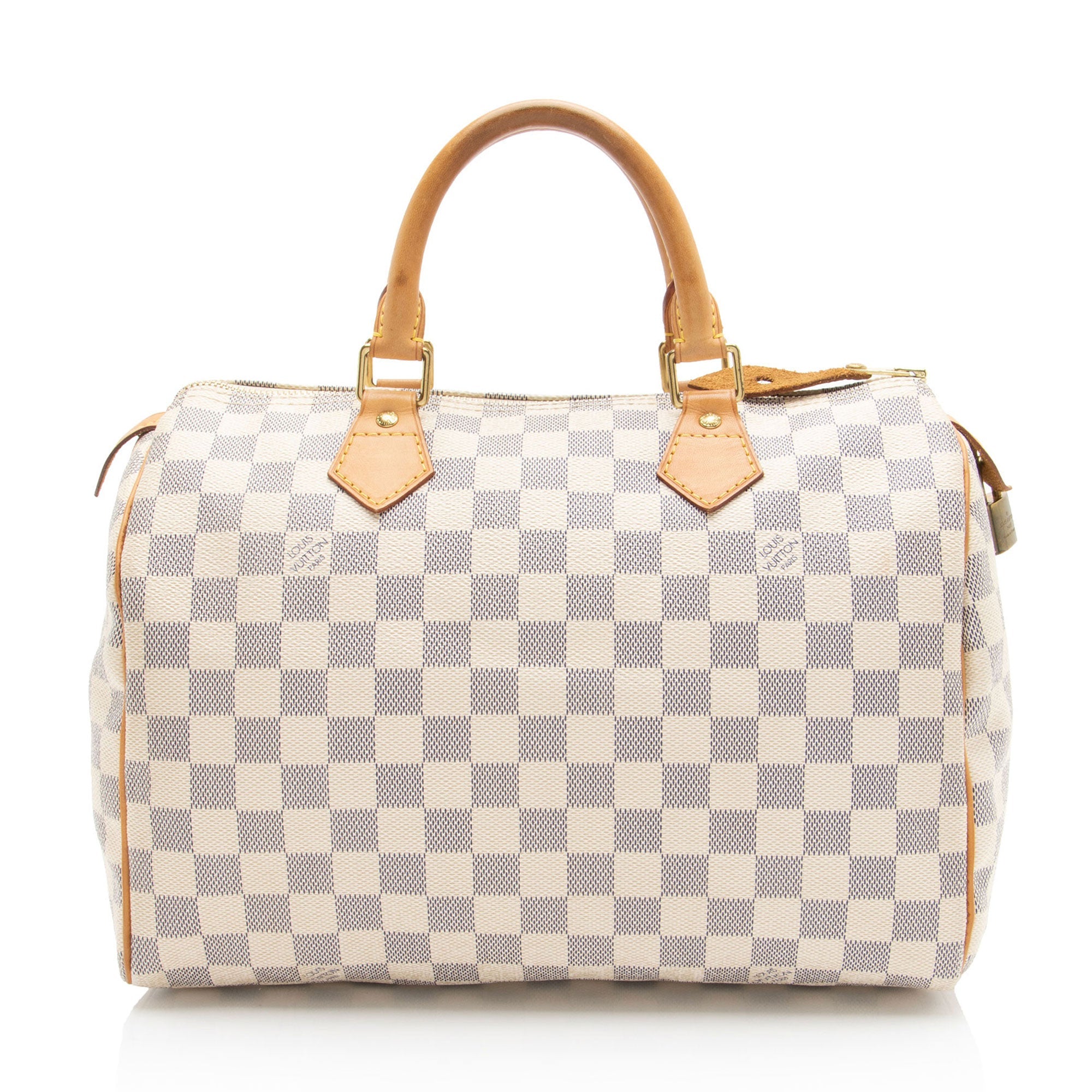 Louis Vuitton Damier Azur Speedy 30 Satchel