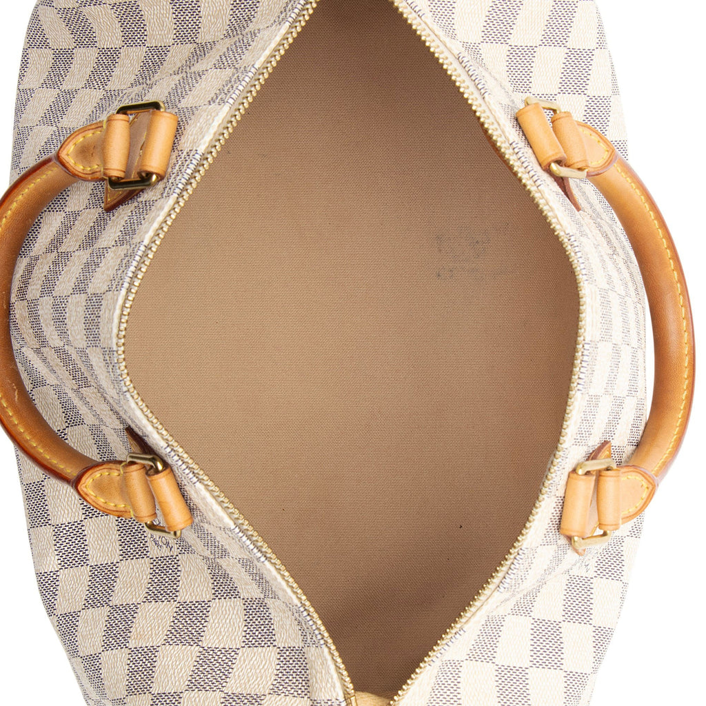 Louis Vuitton Damier Azur Speedy 30 Satchel