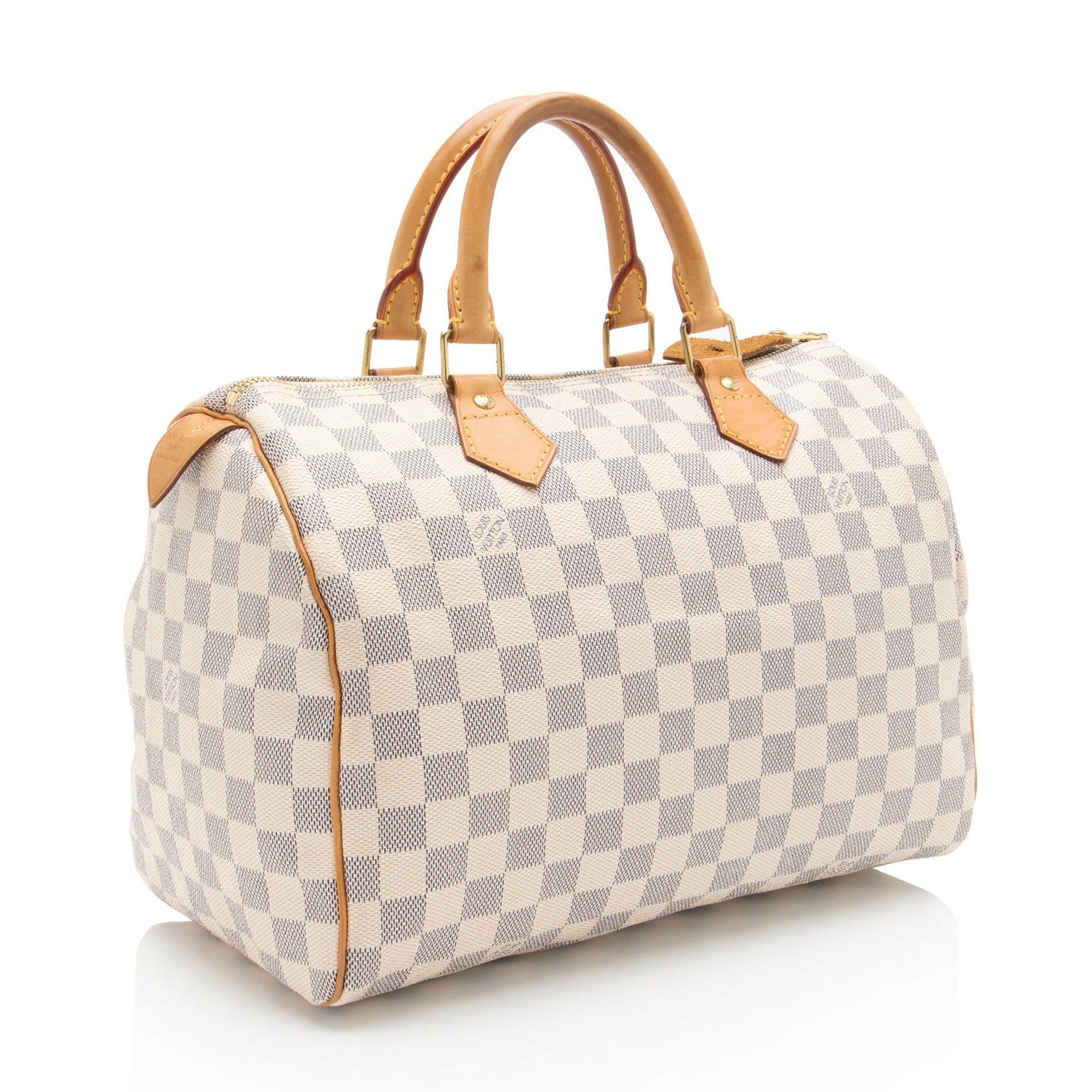 Louis Vuitton Damier Azur Speedy 30 Satchel