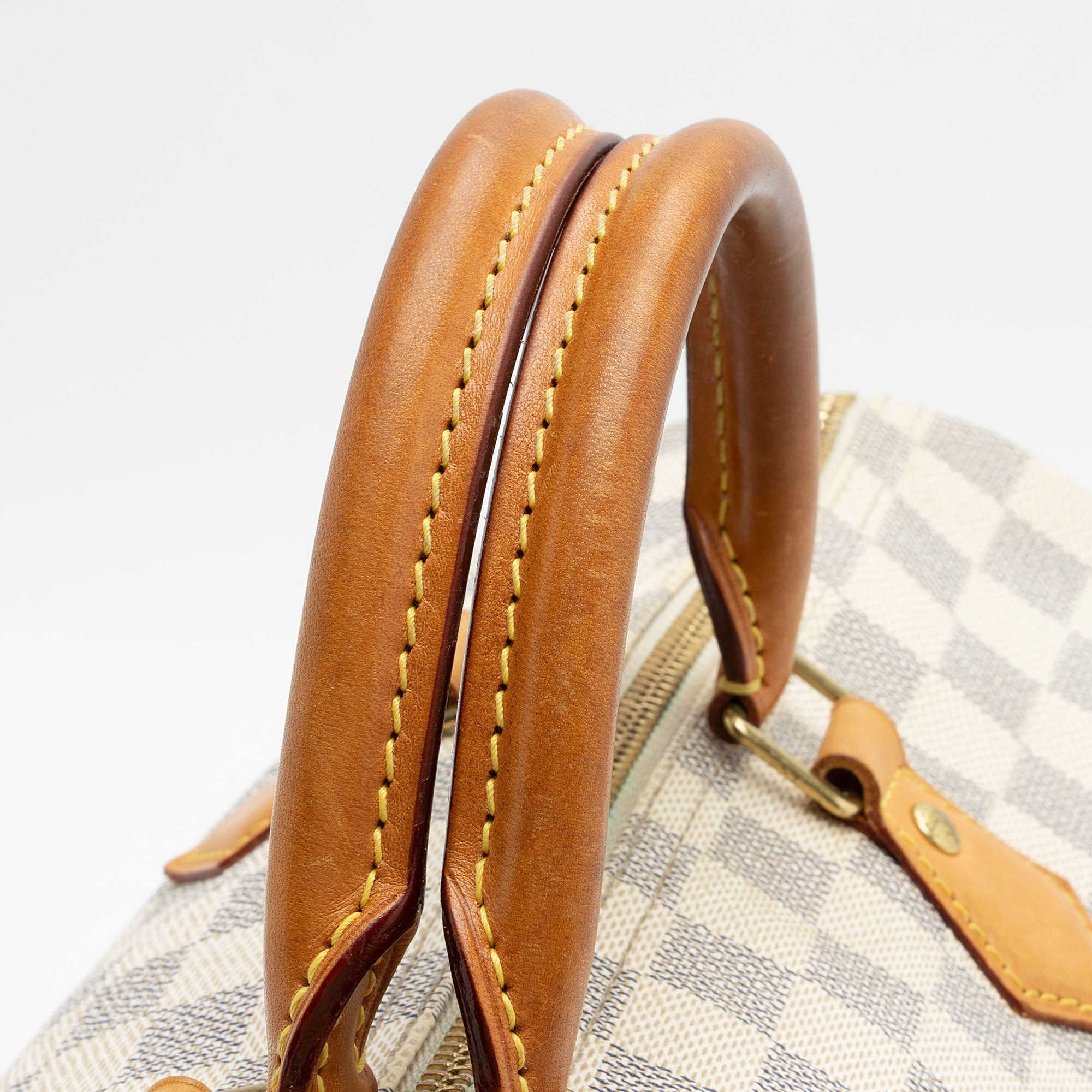 Louis Vuitton Damier Azur Speedy 35 Satchel (SHF-EH25OJ)
