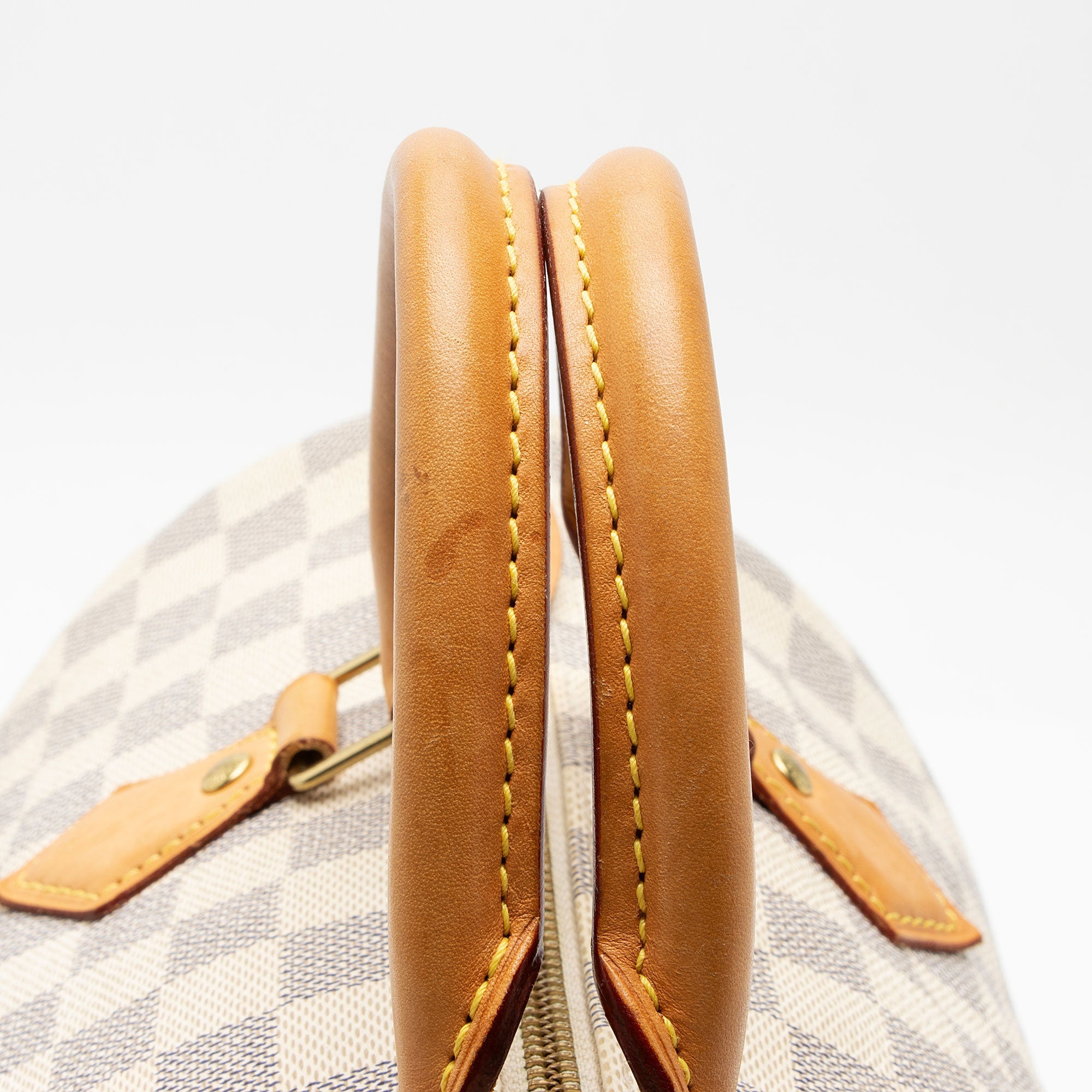 Louis Vuitton Damier Azur Speedy 35 Satchel