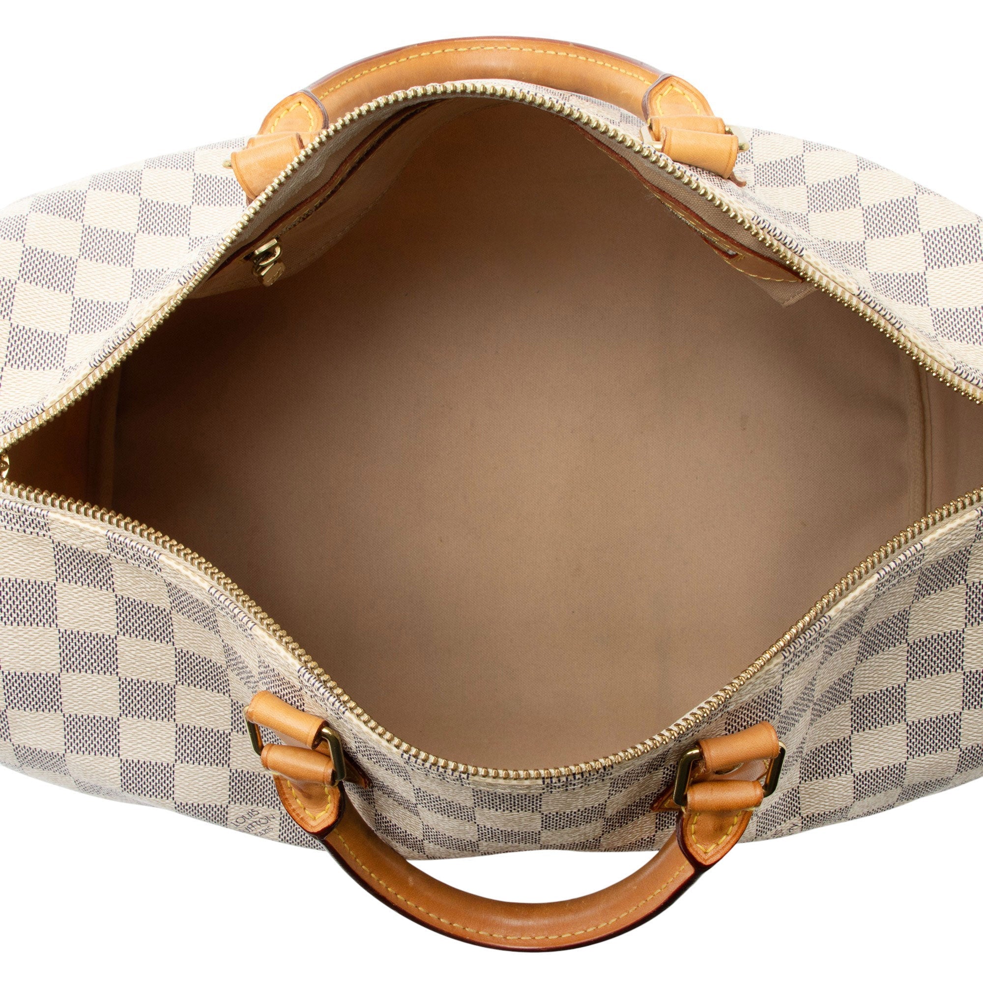 Louis Vuitton Damier Azur Speedy 35 Satchel